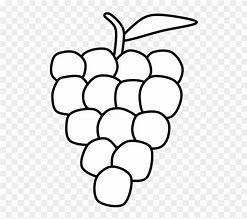 Image result for Grapes ClipArt Black and White