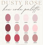 Image result for Dusty Rose Color Palette