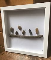 Image result for Pebble Art with Many Colors Birds