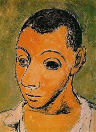 Image result for Picasso Self Portrait Black and White