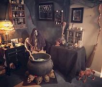 Image result for Living Room Halloween Decorations