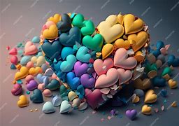 Image result for Mix of Colored Hearts