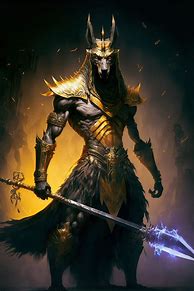 Image result for Ai Generated Art Anubis