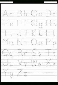 Image result for Trace Letters for Kids