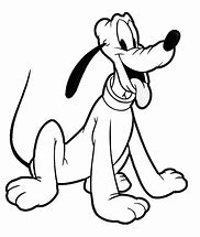 Image result for Pluto the Dog Halloween Coloring Pics