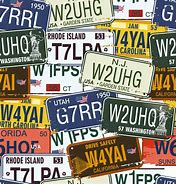 Image result for Vintage License Plates