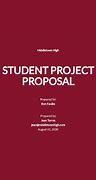 Image result for Education Project Proposal Template