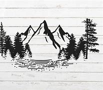 Image result for Tree Mountain Silhouette SVG