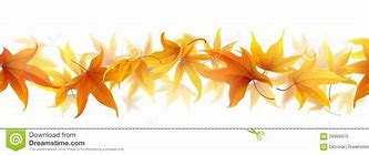 Image result for Line of Leaves Clip Art