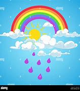 Image result for Rainbow Rain Clip Art No Background