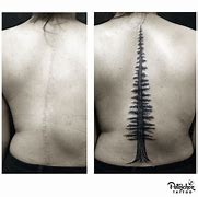 Image result for Tree Spine Tattoo