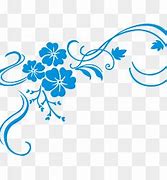 Image result for Blue Flower Vine Clip Art