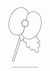 Image result for Poppies Colouring In