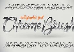 Image result for Free Chrome Font