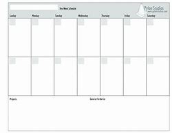 Image result for Free Printable Two-Week Planner