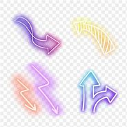 Image result for This Way Neon Color Arrow Image