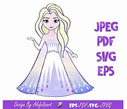 Image result for Elsa Frozen SVG