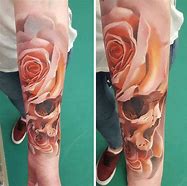 Image result for Biomechanical Skull Sleeve Tattoo