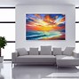 Image result for Vibrant Sunset Painting