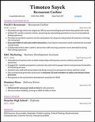 Image result for Cashier Resume Sample Skills