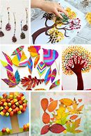 Image result for Autumn Leaf Arts and Crafts