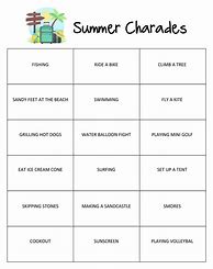 Image result for Charades Cards School