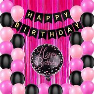 Image result for Happy Birthday Black Cursive