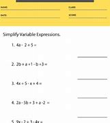 Image result for Algebra Worksheets PDF