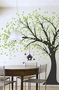 Image result for 3D Tree Painting On Wall