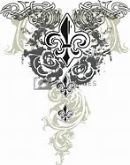 Image result for Tribal Fleur De Lis with Wings