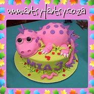 Image result for Pink Dinosaur Cake