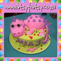 Image result for Pink and Green Dinosaur Cake