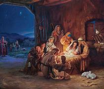 Image result for Mary and Joseph Manger Scene