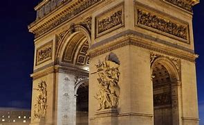 Image result for Arc De Triomphe Drapeau France