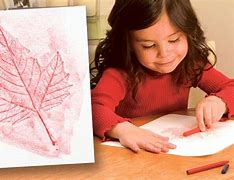 Image result for Autumn Leaf Rubbings