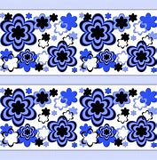 Image result for Blue Floral Wall Decals