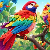 Image result for Colourful Bird Drawing