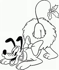 Image result for Pluto Christmas Coloring Pages