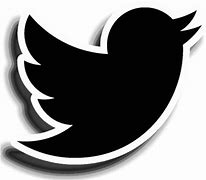 Image result for Twitter Logo Black White