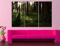 Image result for Mounted Canvas Forest Wall Art