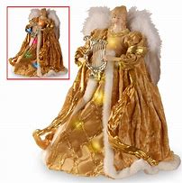 Image result for Gold Angel Tree Topper