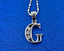 Image result for Gold Monogram Initial Necklace