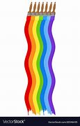 Image result for Rainbow Paint Brush Clip Art