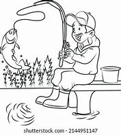 Image result for Detailed Fishing Coloring Pages