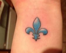 Image result for Fleur De Lis Tattoo Flash