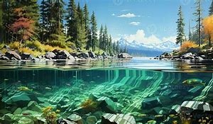 Image result for Beautiful Ai Generated Waterfront Landscape