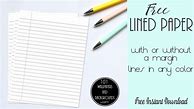 Image result for 1st Grade Lined Paper Printable