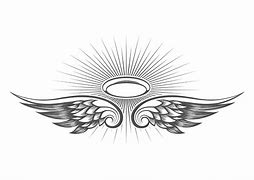 Image result for Angel with Horns and Crooked Halo Tattoo