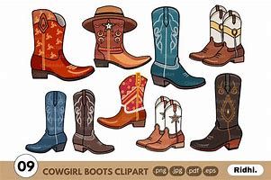 Image result for Glitter Cowgirl Boots Clip Art