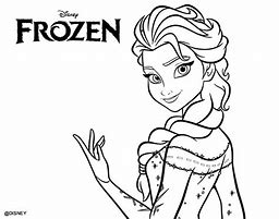 Image result for Baby Frozen Coloring Pages